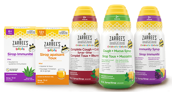 A group of Zarbee's® products